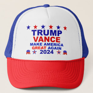 Trump Vance 2024 Trucker Pet