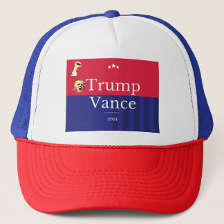 Trump Vance 2024 Trucker Pet