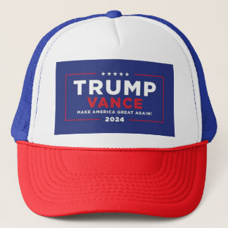Trump/Vance 2024 Trucker Pet