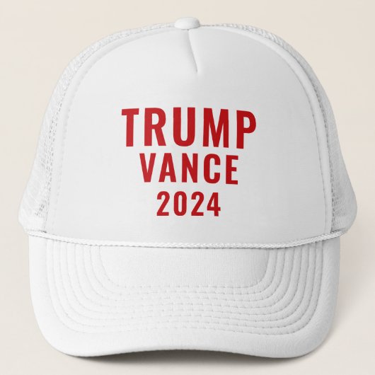 Trump Vance 2024 Trucker Pet (Voorkant)