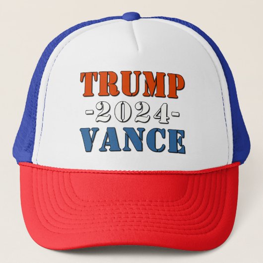 TRUMP VANCE 2024 TRUCKER PET (Voorkant)