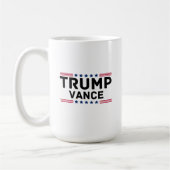 Trump Vance 2024 Trump steunt verkiezingsgeschenk Koffiemok (Links)