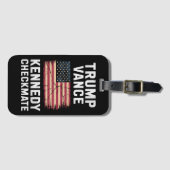 Trump Vance 2024 Trump Vance Kennedy Checkmate Bagagelabel (Voorkant (horizontaal))
