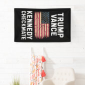Trump Vance 2024 Trump Vance Kennedy Checkmate Spandoek (Insitu)