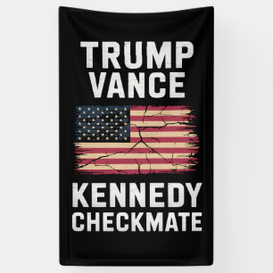 Trump Vance 2024 Trump Vance Kennedy Schaakmat Spandoek