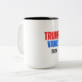 TRUMP VANCE 2024 TWEEKLEURIGE KOFFIEMOK (Voorkant links)
