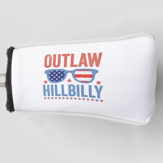 Trump Vance 2024 verbiedt verkiezingen Hillbilly Golfheadcover (Voorkant)