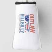 Trump Vance 2024 verbiedt verkiezingen Hillbilly Golfheadcover (Draai 90)