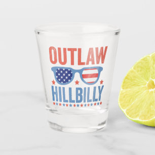 Trump Vance 2024 verbiedt verkiezingen Hillbilly Shot Glas