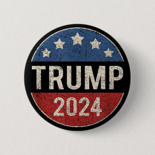 Trump Vance 2024 Verkiezing Ronde Button 5,7 Cm