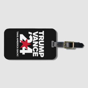 Trump Vance 2024 verkiezing Trump 2024 Bagagelabel