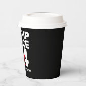 Trump Vance 2024 verkiezing Trump 2024 Papieren Bekers (Links)