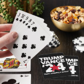 Trump Vance 2024 verkiezing Trump 2024 Pokerkaarten (Insitu)