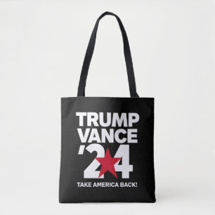Trump Vance 2024 verkiezing Trump 2024 Tote Bag