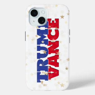 TRUMP & VANCE 2024 Verkiezingen iPhone 15 Case