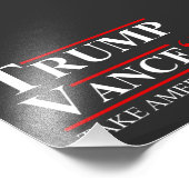 Trump Vance 2024 Vice President VP Trump 2024 Foto Afdruk (Hoek)