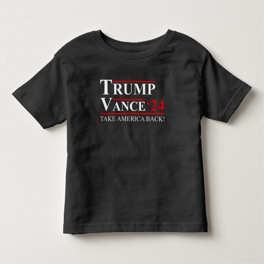 Trump Vance 2024 Vice President VP Trump 2024 Kinder Shirts (Voorkant)