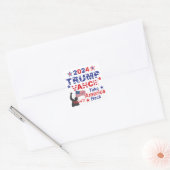 TRUMP VANCE 2024 VIERKANTE STICKER (Envelop)