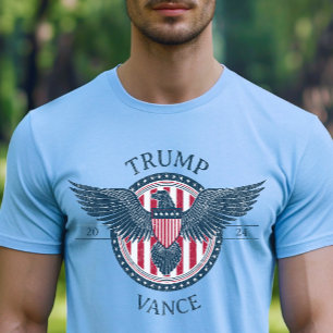 Trump Vance 2024 voor President T-shirt