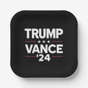 Trump Vance 2024 voor President VP USA Papieren Bordje