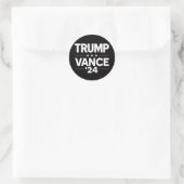 Trump Vance 2024 voor President VP USA Ronde Sticker (Tas)