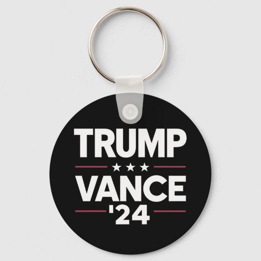 Trump Vance 2024 voor President VP USA Sleutelhanger (Voorkant)