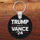 Trump Vance 2024 voor President VP USA Sleutelhanger (Voorkant)