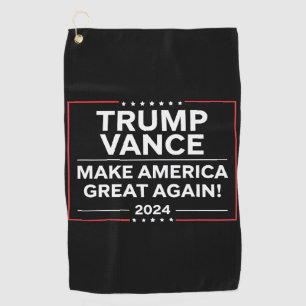 Trump Vance 2024 Voorzitter JD Vance Vice MAGA Golfhanddoek