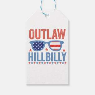 Trump Vance 2024 Vrijbuiters Hillbilly Verkiezing Cadeaulabel