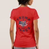 Trump Vance 2024 Vrouwen T-shirt (Achterkant)