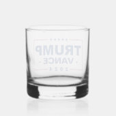 TRUMP VANCE 2024 WHISKY GLAS (Achterkant)