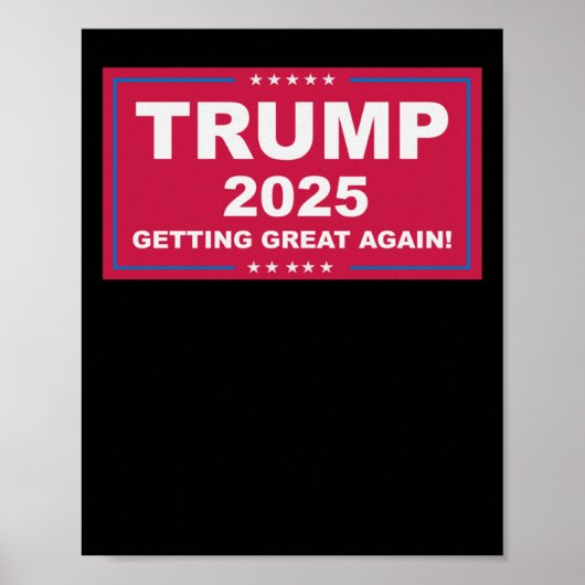 Trump Vance 2025 wordt weer geweldig () Poster (Voorkant)