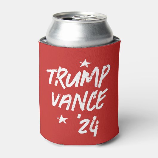 Trump Vance 24 47 Rood Blikjeskoeler (Blikje Voorkant)