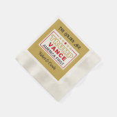 Trump-Vance America eerste partij cocktail servett Servet (Hoek)