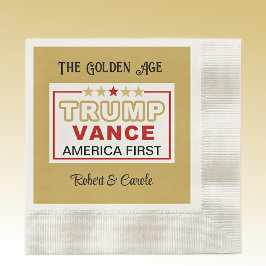 Trump-Vance America eerste partij cocktail servett Servet