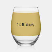 Trump-Vance America First 2025 Wijnglas Zonder Voet (Achterkant)