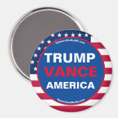 TRUMP VANCE AMERICA Koelkastmagneet Magneet (Voorkant / Achterkant)