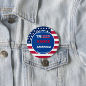 TRUMP VANCE AMERICA RONDE BUTTON 7,6 CM (In situ)