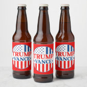 Trump Vance Bier Etiket (Flessen)