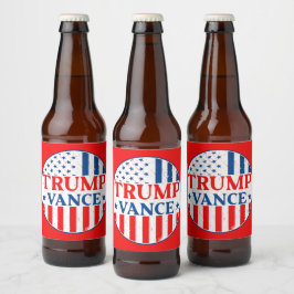 Trump Vance Bier Etiket