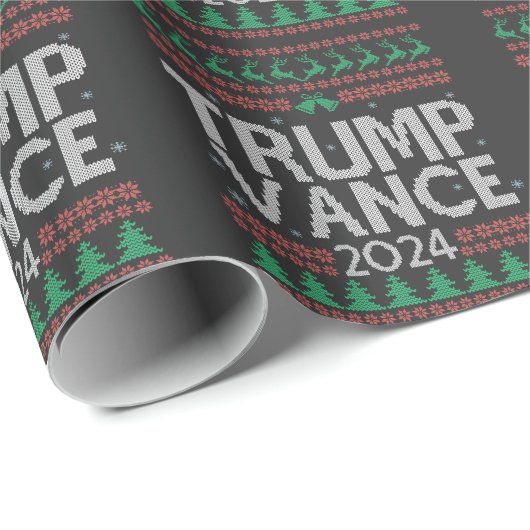 Trump Vance Breng Amerika Terug Verkiezingsstem US Cadeaupapier (Rol Hoek)