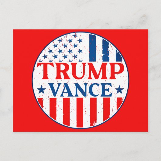 Trump Vance Briefkaart (Voorkant)