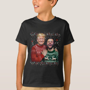 Trump Vance Brothers Funny Ugly Christmas Zwe T-shirt