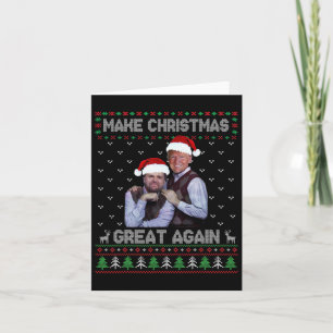 Trump Vance Brothers maken kerst weer geweldig Kaart