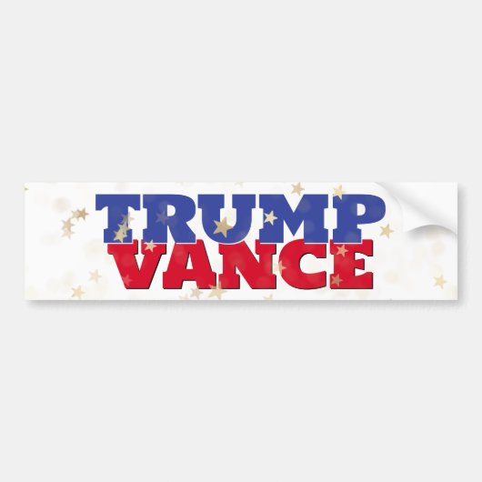 TRUMP & VANCE BUMPERSTICKER (Voorkant)