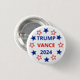 Trump, Vance Button 2024