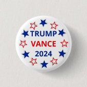 Trump, Vance Button 2024 (Voorkant)