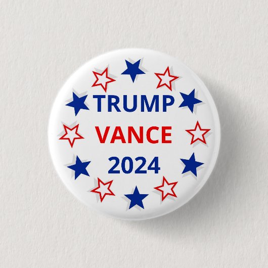 Trump, Vance Button 2024 (Voorkant)