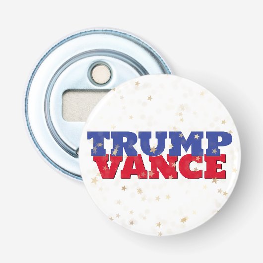 TRUMP & VANCE BUTTON FLESOPENER (Voorkant)