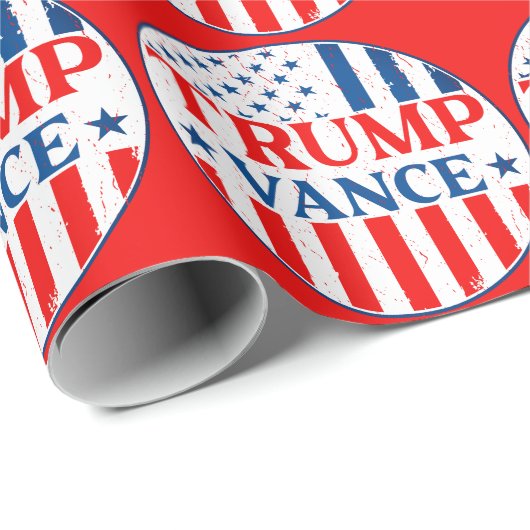 Trump Vance Cadeaupapier (Rol Hoek)